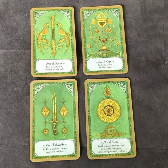 The Rumi Tarot RARE OOP Nigel Jackson - Picture 4 of 11